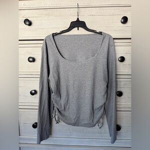SHEIN Gray Long Sleeve Top